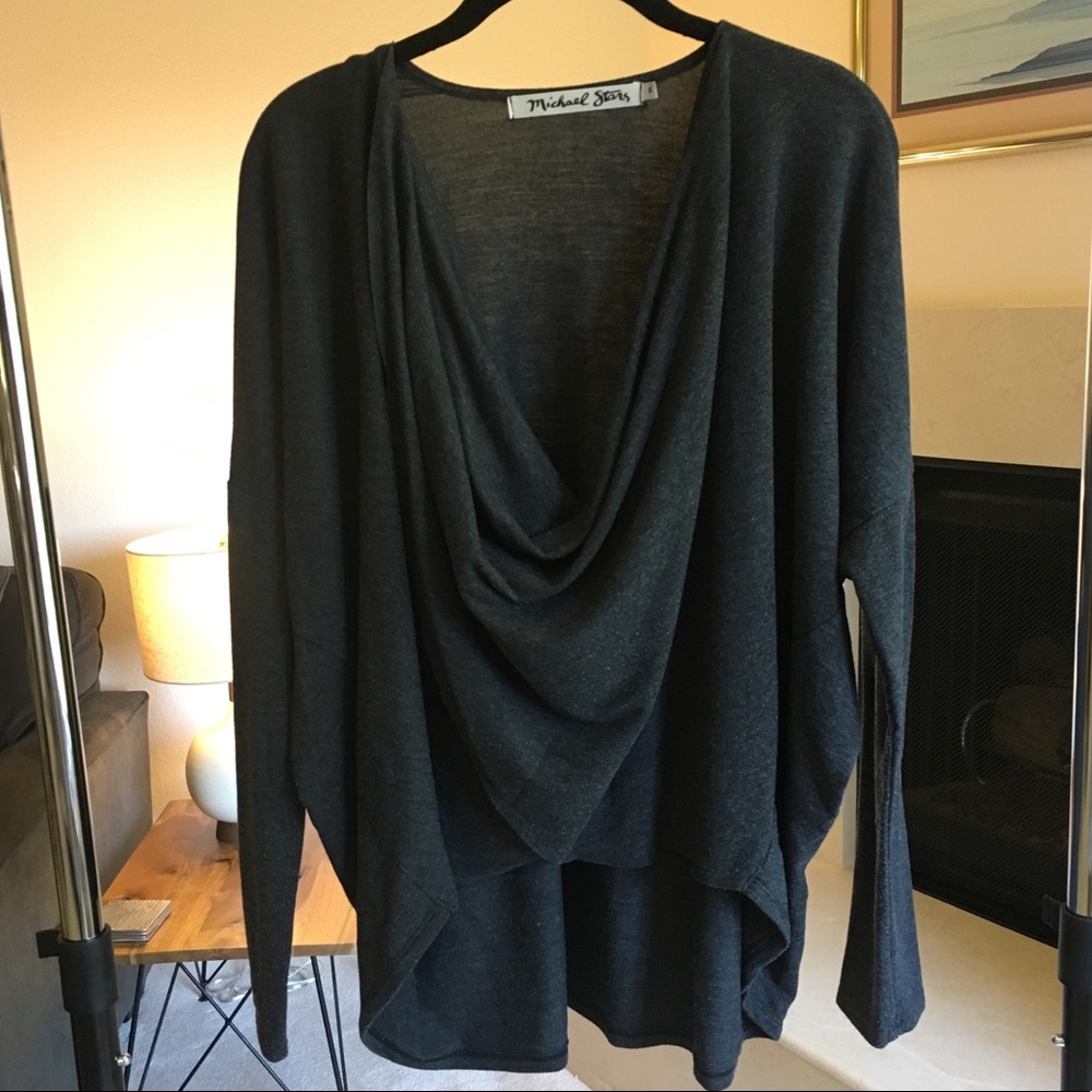 Michael Stars Drape Front Top